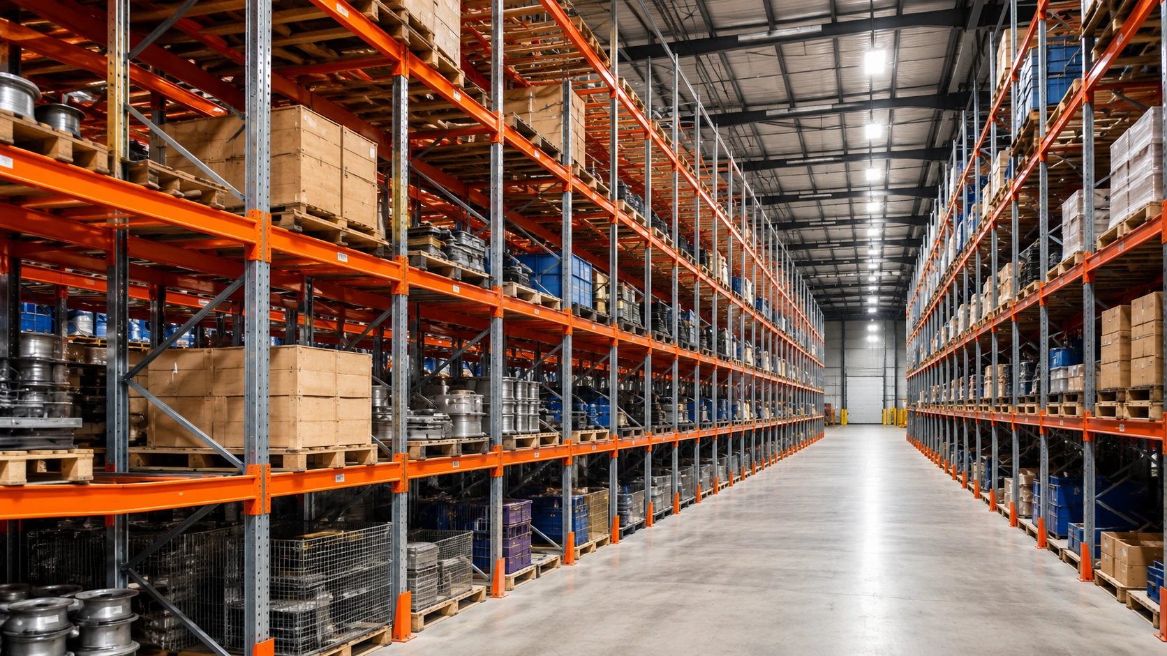 Scaffalature metalliche componibili Stock Lift per stoccaggio industriale e organizzazione del magazzino